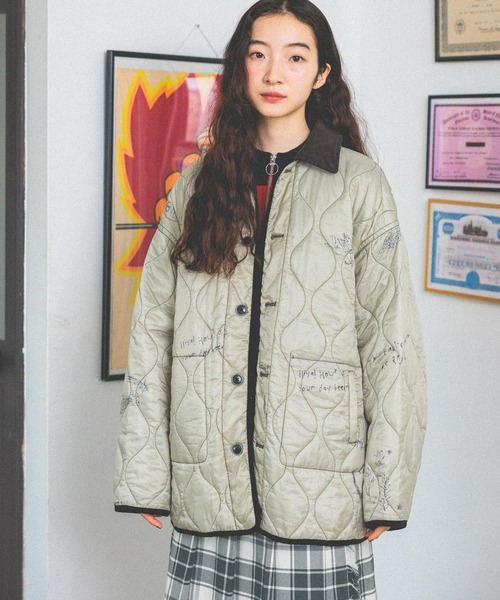 【セール】コールカラーキルトジャケット（その他アウター）｜niko and...（ニコアンド）