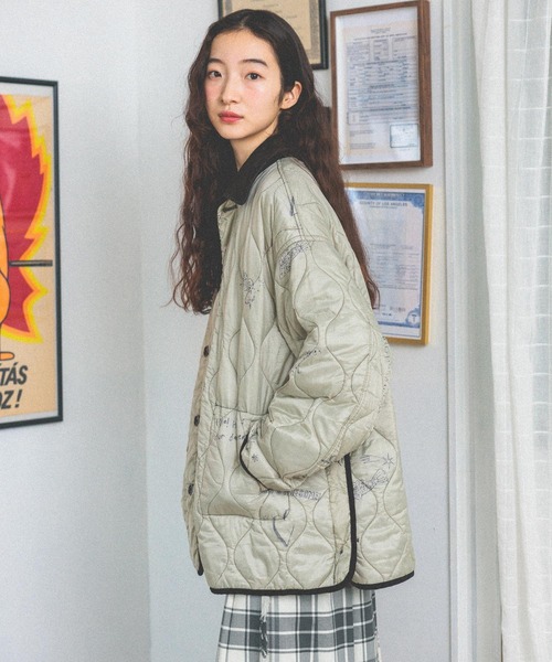 【セール】コールカラーキルトジャケット（その他アウター）｜niko and...（ニコアンド）