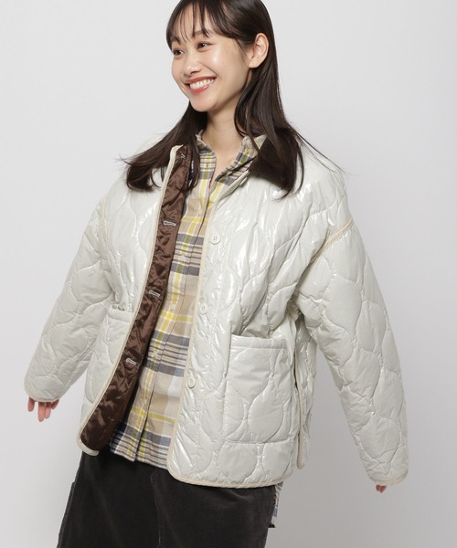 【セール】コールカラーキルトジャケット（その他アウター）｜niko and...（ニコアンド）