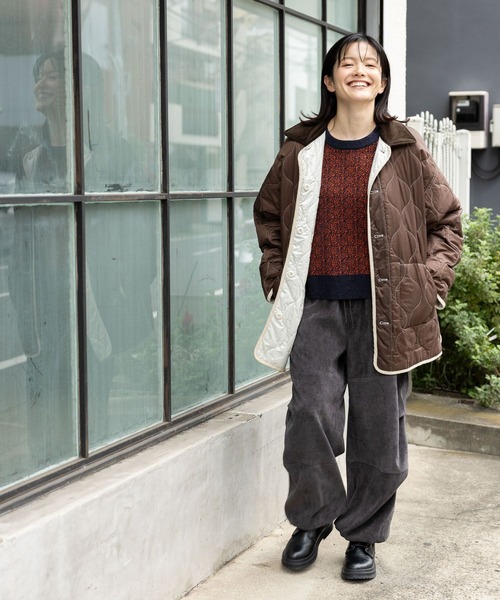 【セール】コールカラーキルトジャケット（その他アウター）｜niko and...（ニコアンド）