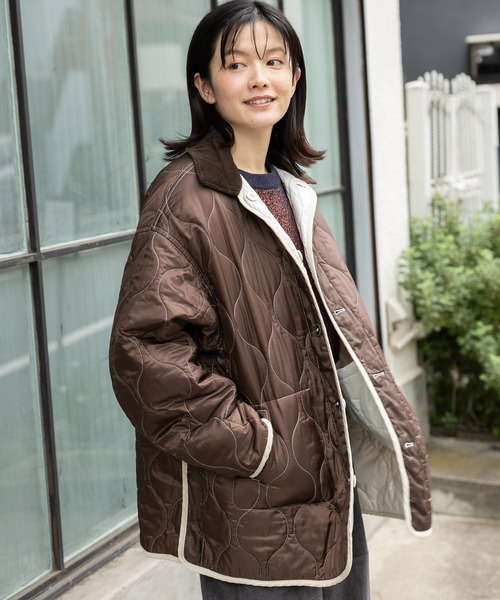 【セール】コールカラーキルトジャケット（その他アウター）｜niko and...（ニコアンド）