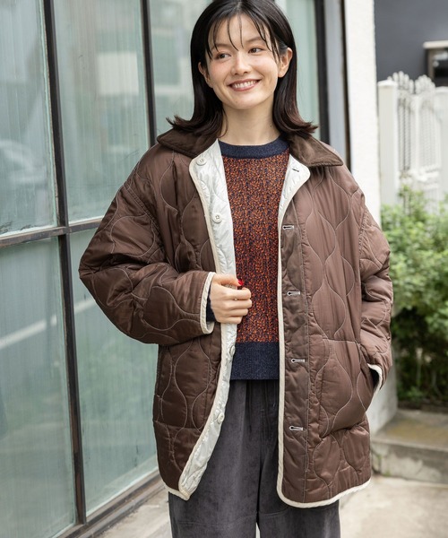 【セール】コールカラーキルトジャケット（その他アウター）｜niko and...（ニコアンド）