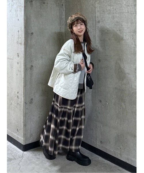 【セール】コールカラーキルトジャケット（その他アウター）｜niko and...（ニコアンド）