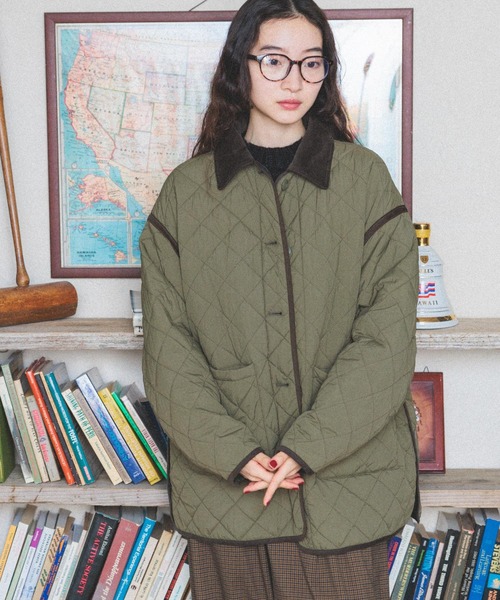 【セール】コールカラーキルトジャケット（その他アウター）｜niko and...（ニコアンド）