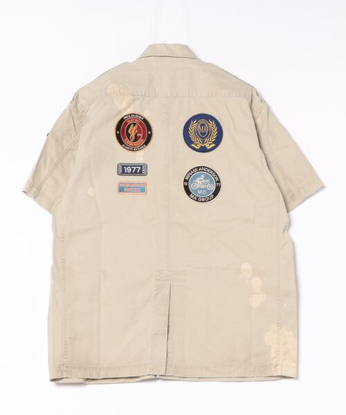ARTCHIVES MALIBU(アートカイブス マリブ)の「【 minami Anderson / ミナミアンダーソン 】BOYSCOUT SAFARI AF JKT-PATCHES / ボーイスカウト サファリ パッチ ジャケット(ミリタリージャケット・メンズ・ベージュ・MEDIUM/LARGE)」の4枚目の写真