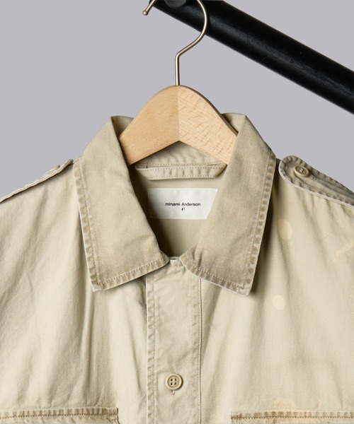 ARTCHIVES MALIBU(アートカイブス マリブ)の「【 minami Anderson / ミナミアンダーソン 】BOYSCOUT SAFARI AF JKT-PATCHES / ボーイスカウト サファリ パッチ ジャケット(ミリタリージャケット・メンズ・ベージュ・MEDIUM/LARGE)」の7枚目の写真