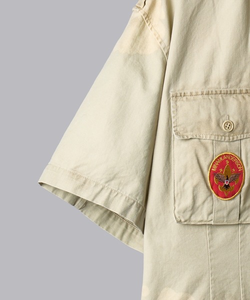 ARTCHIVES MALIBU(アートカイブス マリブ)の「【 minami Anderson / ミナミアンダーソン 】BOYSCOUT SAFARI AF JKT-PATCHES / ボーイスカウト サファリ パッチ ジャケット(ミリタリージャケット・メンズ・ベージュ・MEDIUM/LARGE)」の11枚目の写真
