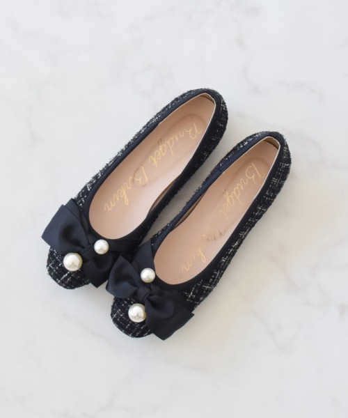 Bridget Birkin（ブリジットバーキン）の「【Bridget Birkin】ビッグパールリボンフラットシューズ(541528)（パンプス・レディース・ブラウン系その他/ベージュ系その他/ブラック系その他/ブラック系その他2・22.5/23/24/23.5/24.5）」の18枚目の写真