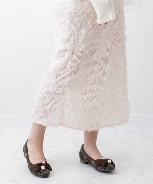 Bridget Birkin（ブリジットバーキン）の「【Bridget Birkin】ビッグパールリボンフラットシューズ(541528)（パンプス・レディース・ブラウン系その他/ベージュ系その他/ブラック系その他/ブラック系その他2・22.5/23/24/23.5/24.5）」の12枚目の写真