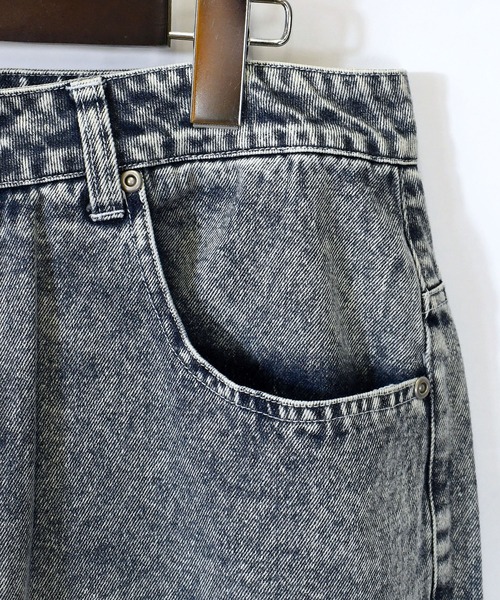 Starting Over(スターティングオーバー)の「vintage like loose fit tapered denim pants/ヴィンテージ ライク ルーズフィット テーパード デニムパンツ(デニムパンツ・メンズ・ケミカルウォッシュ/ブラック/ブラック系その他・M/L/XL)」の5枚目の写真