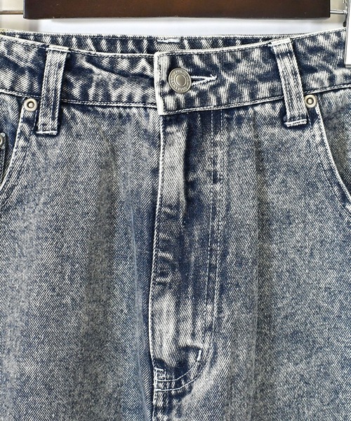 Starting Over(スターティングオーバー)の「vintage like loose fit tapered denim pants/ヴィンテージ ライク ルーズフィット テーパード デニムパンツ(デニムパンツ・メンズ・ケミカルウォッシュ/ブラック/ブラック系その他・M/L/XL)」の6枚目の写真