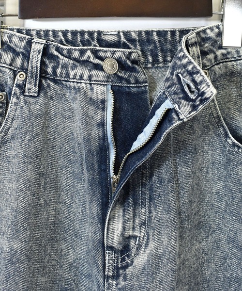 Starting Over(スターティングオーバー)の「vintage like loose fit tapered denim pants/ヴィンテージ ライク ルーズフィット テーパード デニムパンツ(デニムパンツ・メンズ・ケミカルウォッシュ/ブラック/ブラック系その他・M/L/XL)」の7枚目の写真