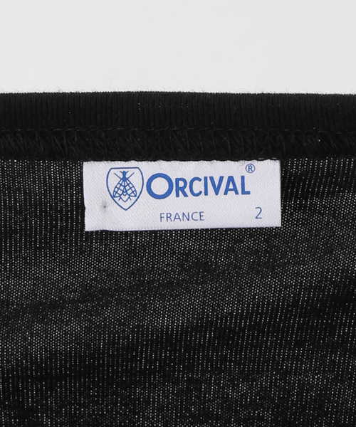 ORCIVAL（オーシバル）の「【ORCIVAL/オーシバル】 40/2 JERSEY L/S OR-C0137（Tシャツ/カットソー・レディース・ホワイト/オレンジ/ブラック/ホワイト×ホワイト・2）」の15枚目の写真