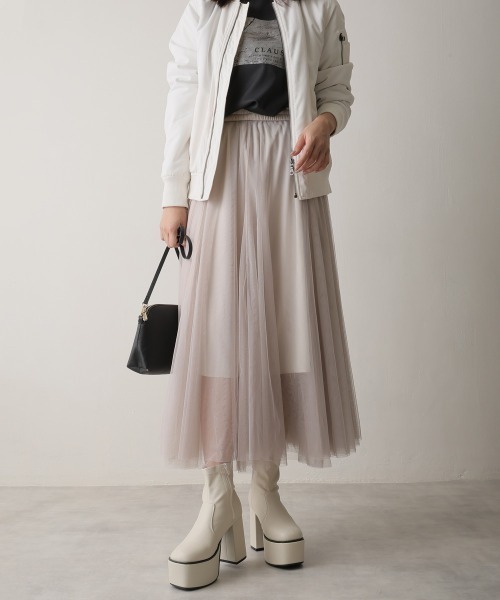 DEMETER（デメテル）の「厚底太ヒール スクエアトゥ ストレッチブーツ（ブーツ・レディース・ブラック系その他/アイボリー/ブラック・S/M/L/LL）」の19枚目の写真