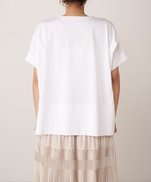 Jena espace merveilleux（ジェナ　エスパスメルヴェイユ）の「【ジェナの定番】ビッグ変形Tシャツ（Tシャツ/カットソー・レディース・オフホワイト・FREE）」の10枚目の写真