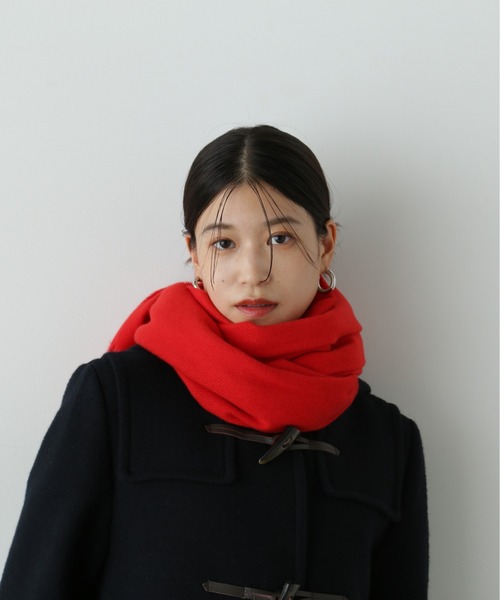 N.（N. Natural Beauty Basic）（エヌエヌナチュラルビューティーベーシック）の「◆ベーシックストール（ストール/ショール・レディース・ネイビー/レッド/オフホワイト・ﾌﾘ-）」の13枚目の写真