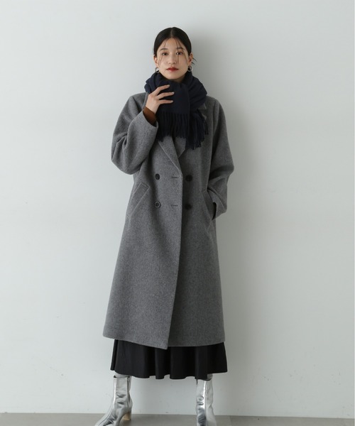 N.（N. Natural Beauty Basic）（エヌエヌナチュラルビューティーベーシック）の「◆ベーシックストール（ストール/ショール・レディース・ネイビー/レッド/オフホワイト・ﾌﾘ-）」の12枚目の写真