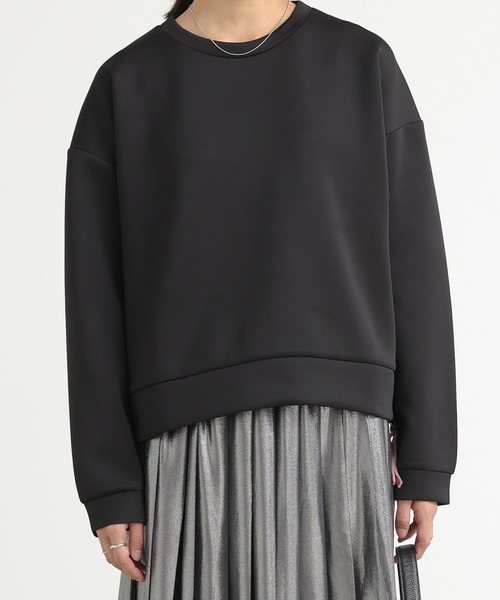 n'OrLABEL(ノアールレーベル)の「『サイドファスナーダンボールプルオーバー』(スウェット・レディース・アイボリー/ブラック/チャコール・1/2)」の18枚目の写真