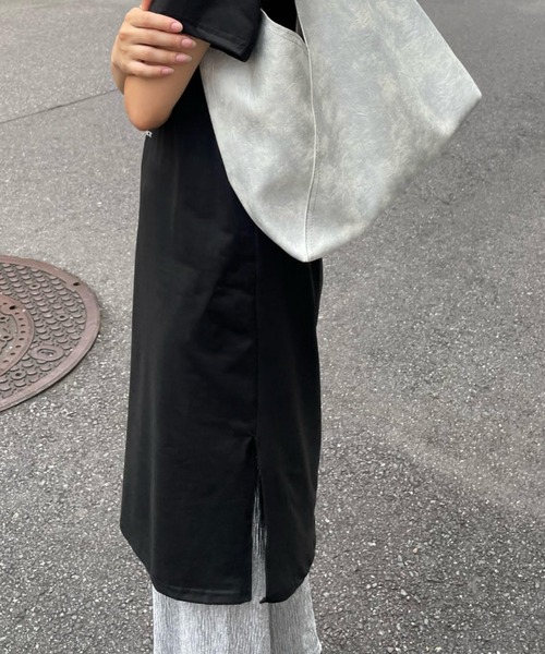 ketty cherie(ケティシェリー)の「ハーフスリーブカットワンピース(ワンピース・レディース・ホワイト/ブラック・M)」の12枚目の写真