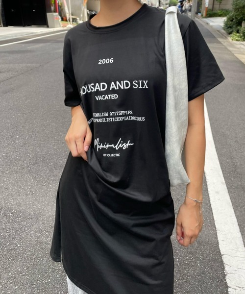 ketty cherie(ケティシェリー)の「ハーフスリーブカットワンピース(ワンピース・レディース・ホワイト/ブラック・M)」の13枚目の写真