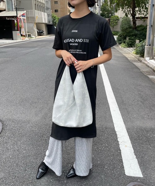 ketty cherie(ケティシェリー)の「ハーフスリーブカットワンピース(ワンピース・レディース・ホワイト/ブラック・M)」の4枚目の写真