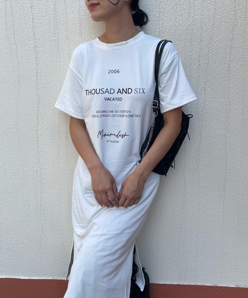 ketty cherie(ケティシェリー)の「ハーフスリーブカットワンピース(ワンピース・レディース・ホワイト/ブラック・M)」の16枚目の写真