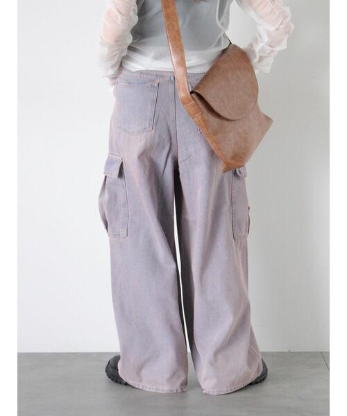 ehka sopo(エヘカソポ)の「フロントタックカーゴデニムパンツ(その他パンツ・レディース・ピンク/サックスブルー/ブルー・F)」の17枚目の写真