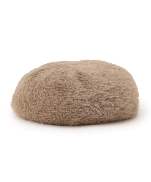 grove(グローブ)の「◆ふんわりシャギーベレー(ハンチング/ベレー帽・レディース・ライトグレー/ブラック/ベビーピンク/チャコールグレー・00)」の1枚目の写真
