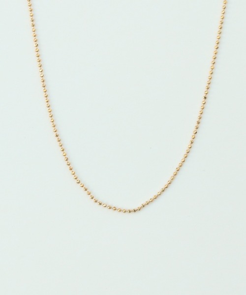 flavor ボールチェーン45cm silver925（ネックレス）｜NOIR DE POUPEE