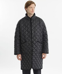 MACKINTOSH PHILOSOPHY | 【WEB&一部店舗限定】高密度タフタ キルティング スタンドカラーロングコート(ステンカラーコート)