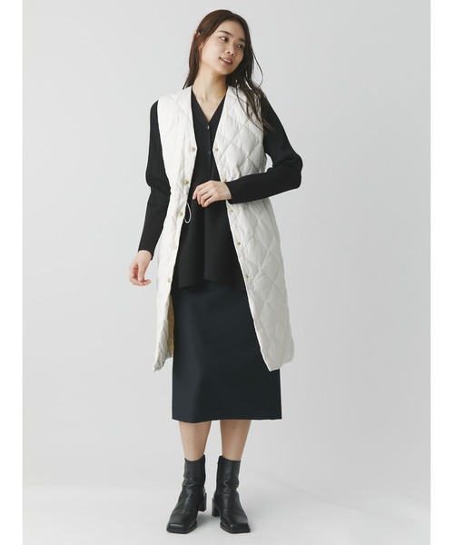 【セール】【TAIONコラボ】ロングジレ（ダウンジャケット/コート）｜TONAL（トーナル）