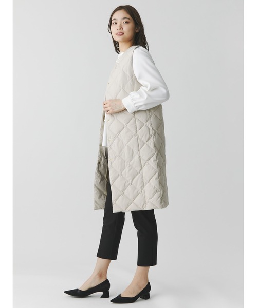 TONAL（トーナル）の「【TAIONコラボ】ロングジレ（ダウンジャケット