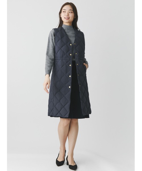 【美品】TONAL TAIONコラボ ロングジレ TONAL（トーナル）の「【TAIONコラボ】ロングジレ（ダウンジャケット