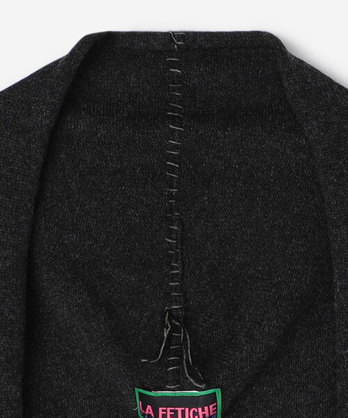 Bshop(ビショップ)の「LA FETICHE | ウール フーデッドセータースカーフ KIKI(マフラー・レディース・ダークグレー/グレー系その他・ONE)」の18枚目の写真