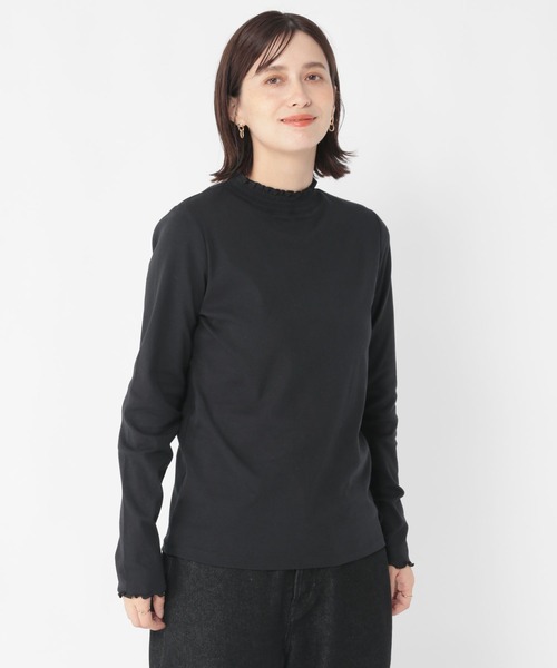 studio CLIP（スタディオクリップ）の「アソートシャーリングネックプルオーバー[プラスサイズあり]（Tシャツ/カットソー・レディース・その他7/アイボリー/その他1/その他2/その他3/オフホワイト/ライトグレー/ネイビー/グレー・MEDIUM/LARGE/X-LARGE/XX-LARGE/XXX-LARGE）」の9枚目の写真