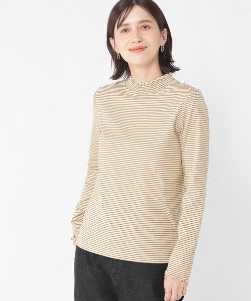 その他 aya セール】アソートシャーリングネックプルオーバー[プラスサイズ