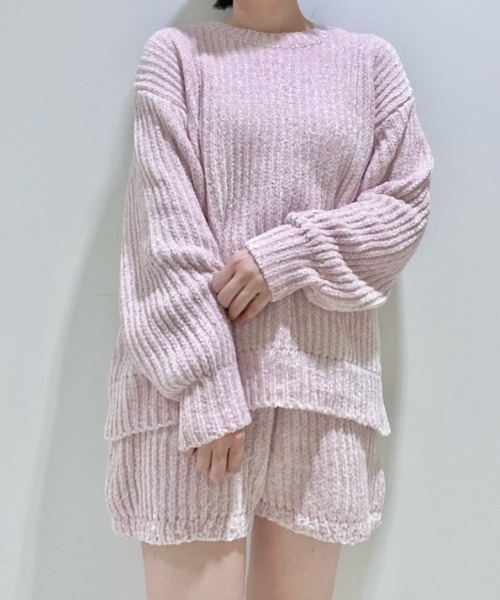 gelato pique（ジェラートピケ）の「ベロアモールショートパンツ