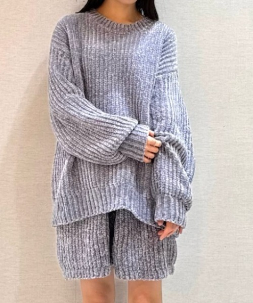 gelato pique（ジェラートピケ）の「ベロアモールショートパンツ