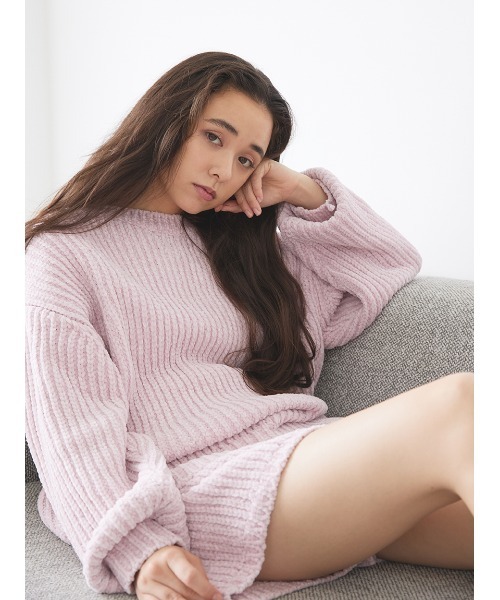 ベロアモールショートパンツ&プルオーバー gelato pique（ジェラートピケ）の「ベロアモールショートパンツ