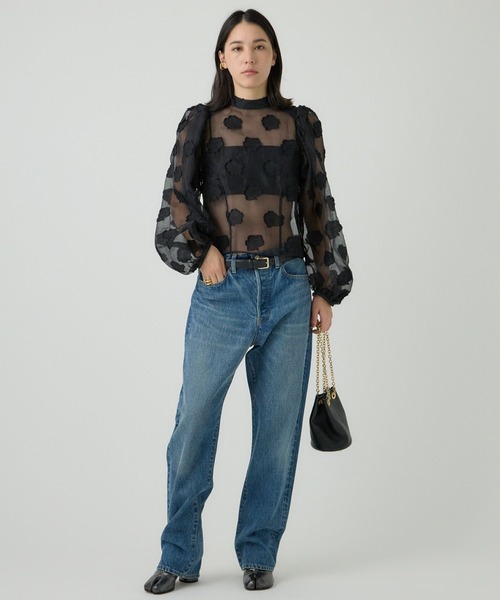 Chaos（カオス）の「Chaos(カオス)/ウメコブラウス（シャツ/ブラウス・レディース・ブラック/アイボリー・FREE）」の3枚目の写真