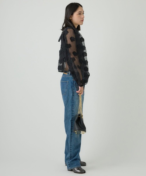 Chaos（カオス）の「Chaos(カオス)/ウメコブラウス（シャツ/ブラウス・レディース・ブラック/アイボリー・FREE）」の8枚目の写真