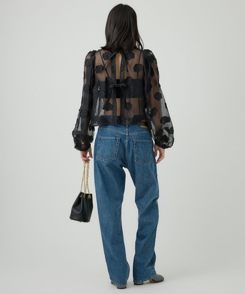 Chaos（カオス）の「Chaos(カオス)/ウメコブラウス（シャツ/ブラウス・レディース・ブラック/アイボリー・FREE）」の9枚目の写真