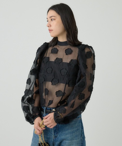 Chaos（カオス）の「Chaos(カオス)/ウメコブラウス（シャツ/ブラウス・レディース・ブラック/アイボリー・FREE）」の15枚目の写真