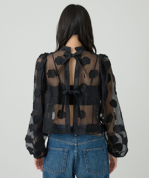 Chaos（カオス）の「Chaos(カオス)/ウメコブラウス（シャツ/ブラウス・レディース・ブラック/アイボリー・FREE）」の21枚目の写真