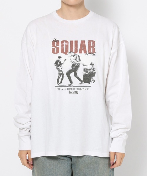 LOWRYS FARM（ローリーズファーム）の「フォトＴシャツＬＳ  152718（Tシャツ/カットソー・レディース・チャコールグレー/オフホワイト・FREE）」の17枚目の写真