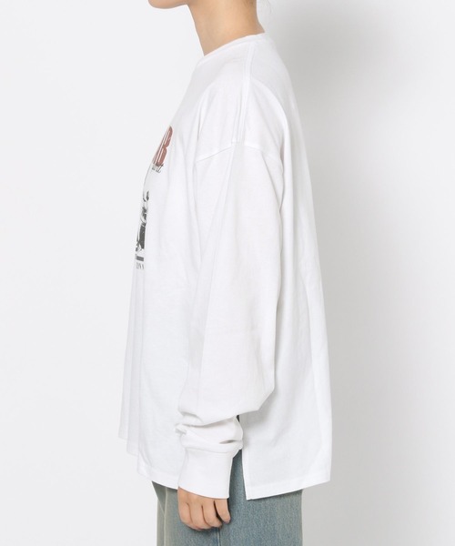 LOWRYS FARM（ローリーズファーム）の「フォトＴシャツＬＳ  152718（Tシャツ/カットソー・レディース・チャコールグレー/オフホワイト・FREE）」の18枚目の写真