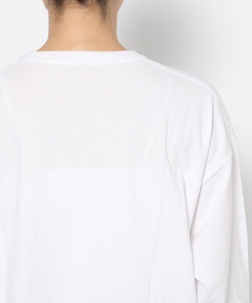 LOWRYS FARM（ローリーズファーム）の「フォトＴシャツＬＳ  152718（Tシャツ/カットソー・レディース・チャコールグレー/オフホワイト・FREE）」の20枚目の写真