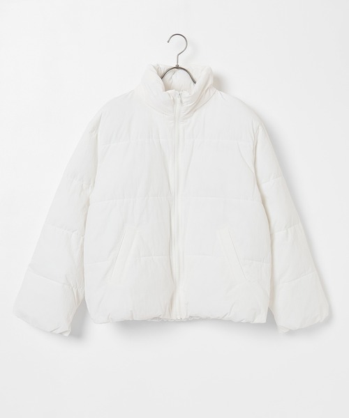 Honeys（ハニーズ）の「【非フッ素撥水加工】スタンドファイバーダウン