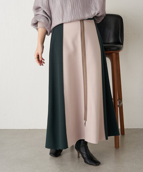 リバーシブルジップスカート