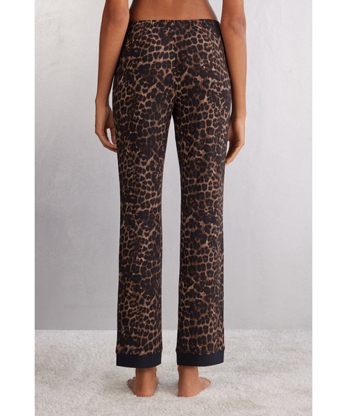 セール】Luxurious Leopard モダール パンツ（ルームウェア